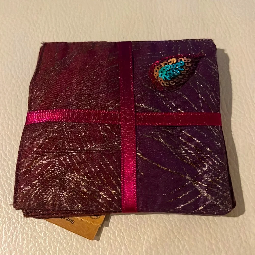 Pier 1 pure silk coasters. NWT.